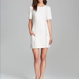 NWT Trina Turk Naomi Ponte Ivory Cream Dress Sz 6